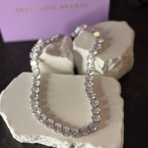 Melinda Maria Hello Gorgeous Tennis Necklace - Picture 5 of 5